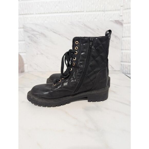 Bebe Women’s Quilted Combat Booties with Studs - Size 7 - Picture 8 of 10